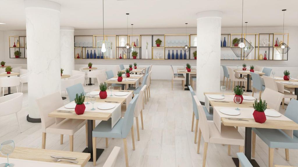 Restaurace v ubytování Palmanova Suites by TRH