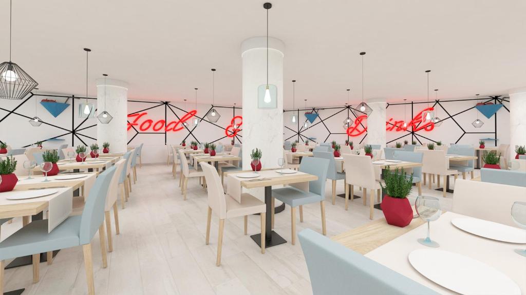 Restaurace v ubytování Palmanova Suites by TRH