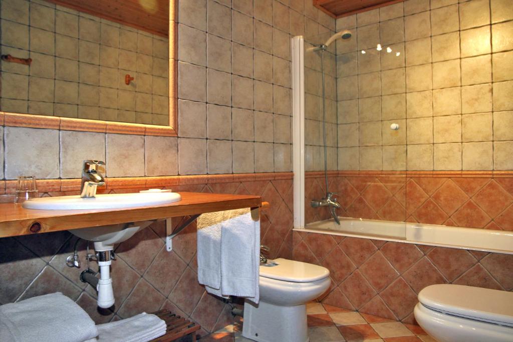 Koupelna v ubytování Apartamentos Deth Camin Reiau