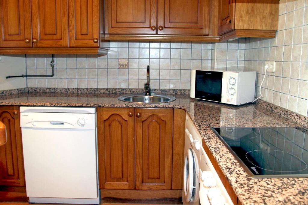 Kuchyň nebo kuchyňský kout v ubytování Apartamentos Deth Camin Reiau