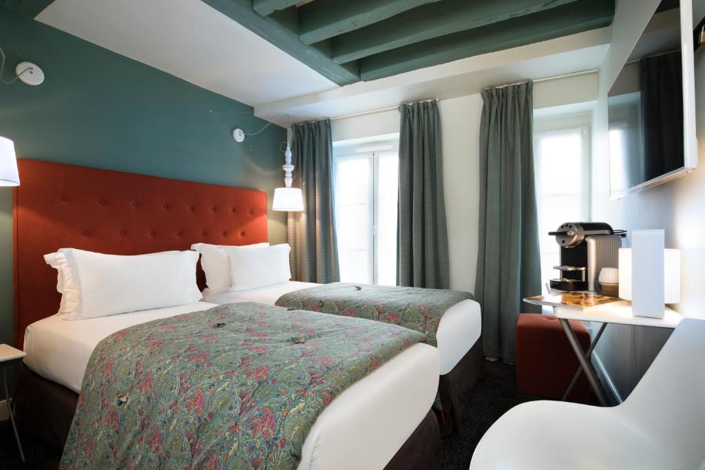 Hôtel Marais Hôme - Resim 16