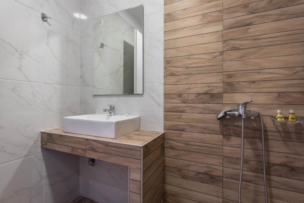 Koupelna v ubytování Mare Naxia Hotel