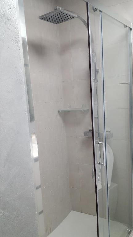 A bathroom at La Coquille