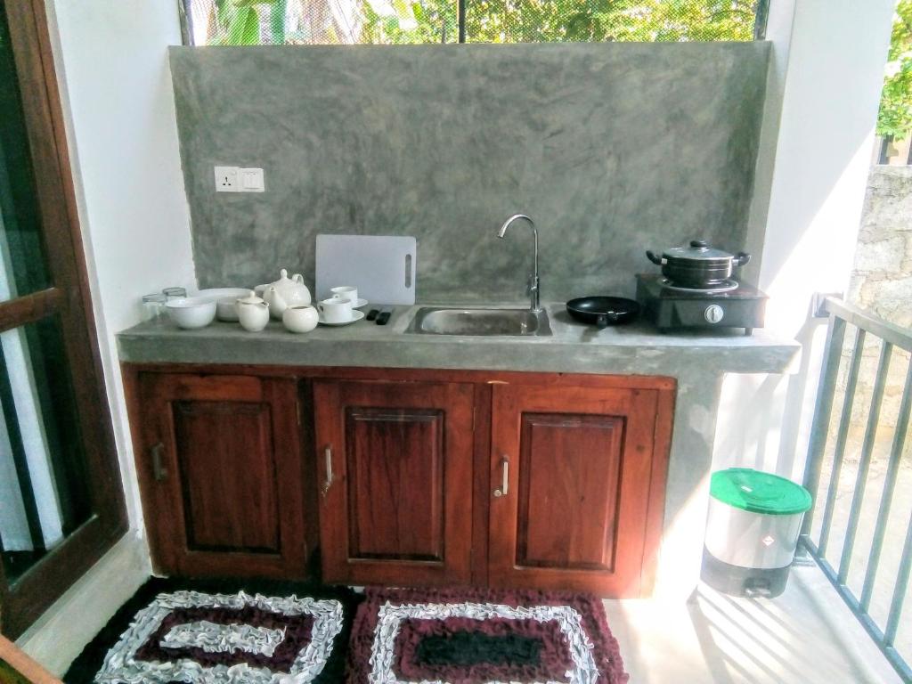 Kuchyň nebo kuchyňský kout v ubytování MN House