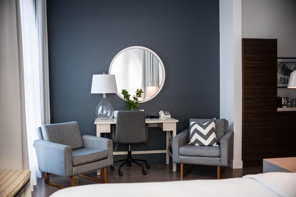 Postel nebo postele na pokoji v ubytování Hotel Oui GO!