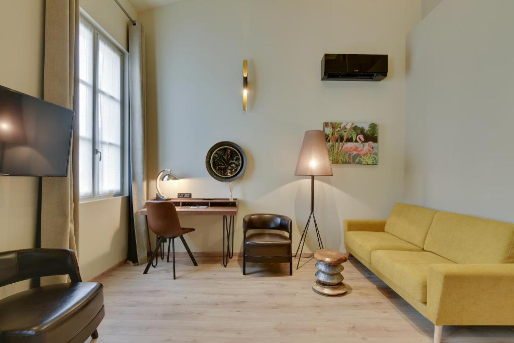 Posezení v ubytování Villa Erizio, a bucolic and urban break