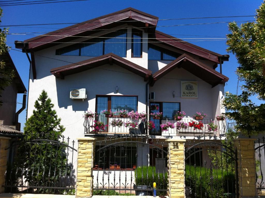 Bygningen som pensionatet ligger i