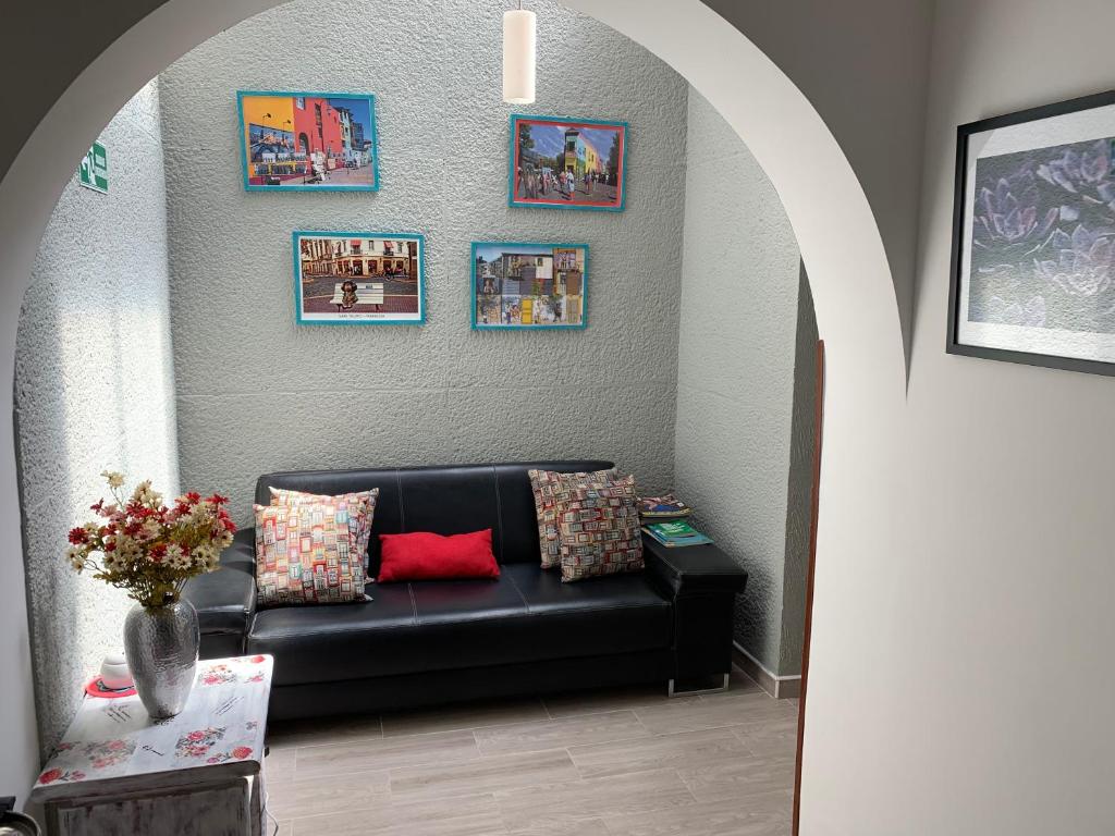 Posezení v ubytování Hotel Maceo 55 - Colonial Inn