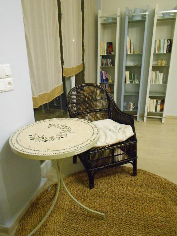 Istumisnurk majutusasutuses Aggelos Hotel