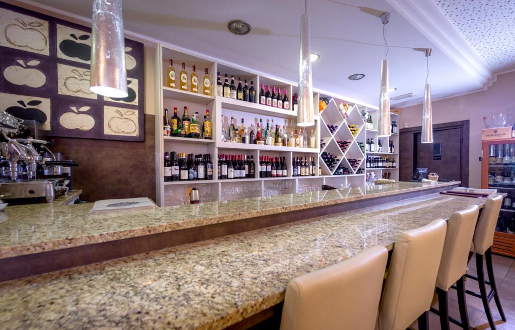 Lounge nebo bar v ubytování Hotel Des Alpes