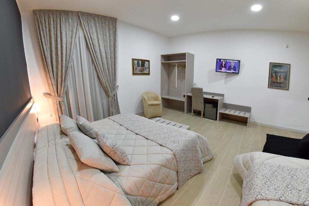 Posteľ alebo postele v izbe v ubytovaní Bed And Breakfast Garibaldi54