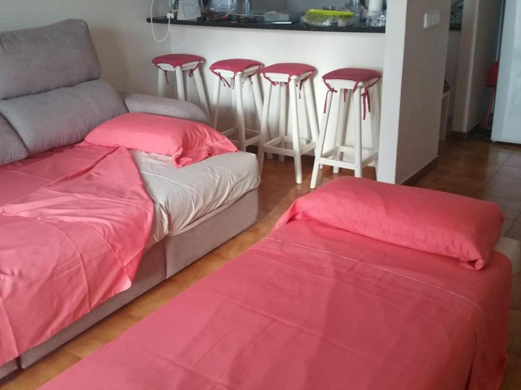 Postel nebo postele na pokoji v ubytování Apartamento Kassir