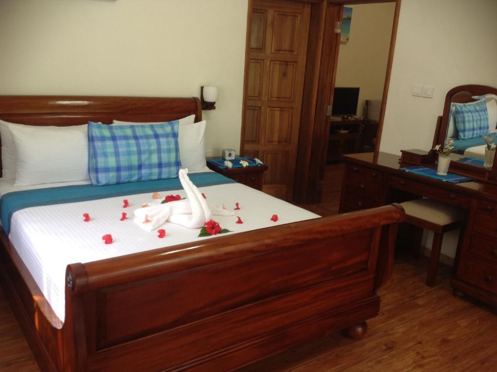 Letto o letti in una camera di Seashell Beach Villa