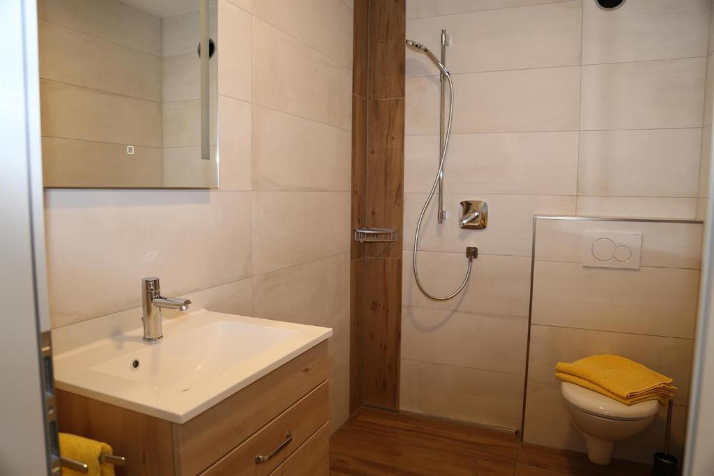 Kúpeľňa v ubytovaní Appartement Ilvy