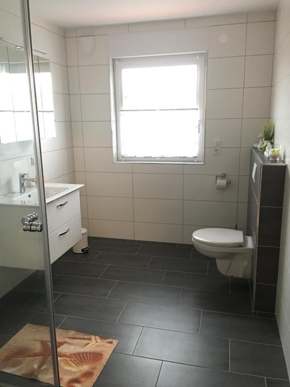 Koupelna v ubytování Ferienwohnung Krabbenkutter-Greetsiel