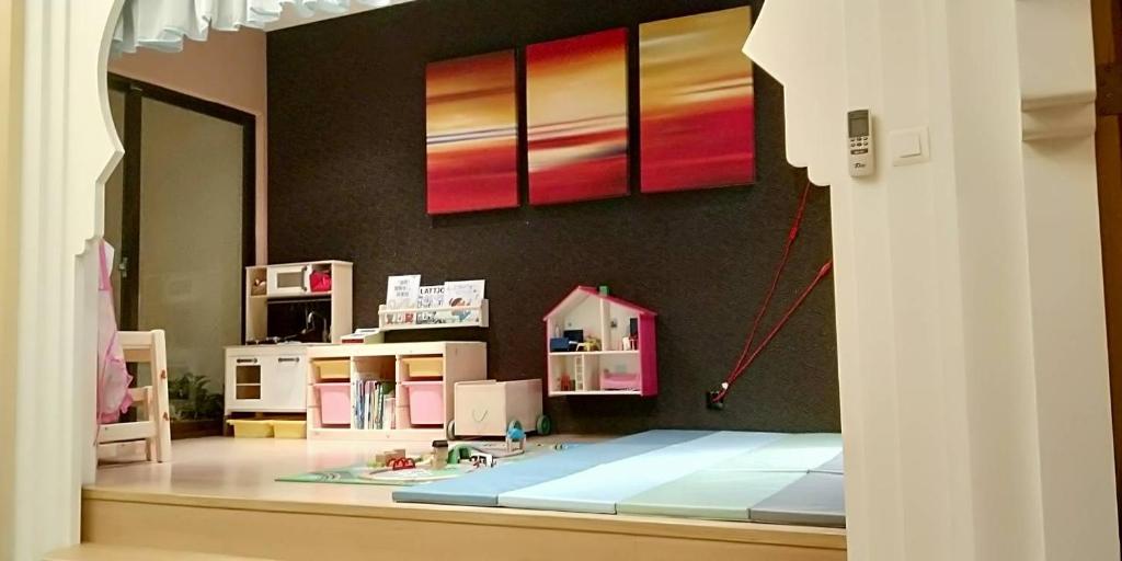 Postel nebo postele na pokoji v ubytování Amain Boutique Motel - Tucheng 217