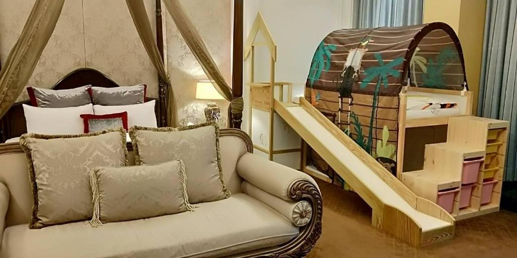 Posezení v ubytování Amain Boutique Motel - Tucheng 217
