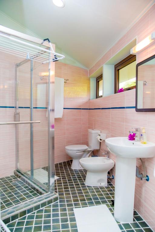 Koupelna v ubytování Cap-sud self catering