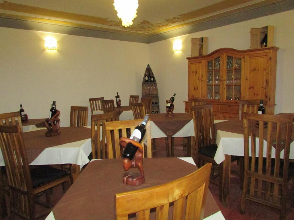 Reštaurácia alebo iné gastronomické zariadenie v ubytovaní La Terrazza