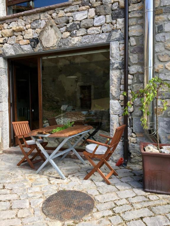 Patio nebo venkovní prostory v ubytování La Cabaña de Catalina