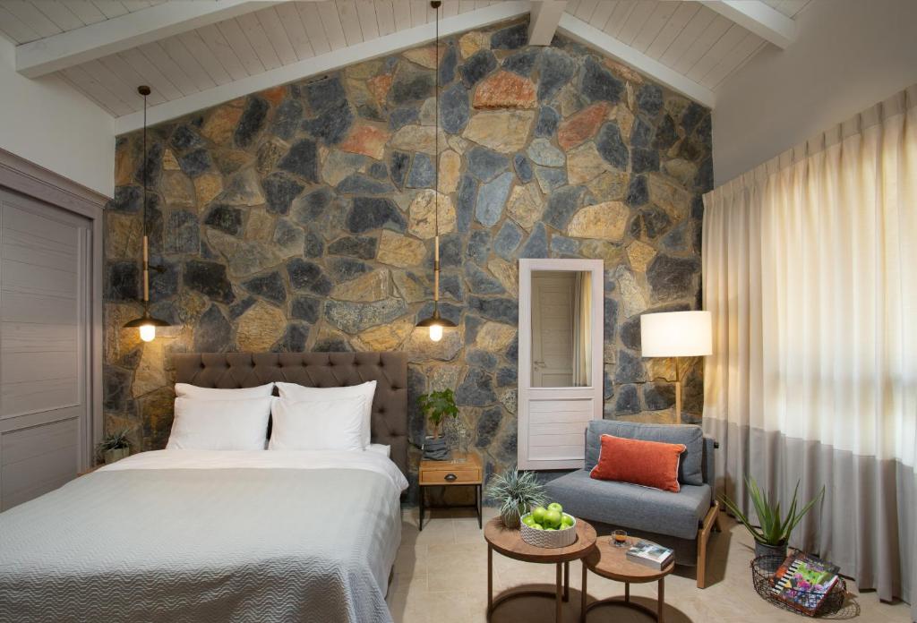 Postel nebo postele na pokoji v ubytování Merom Golan Resort
