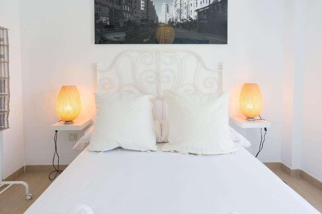 Posteľ alebo postele v izbe v ubytovaní MA2A-Perfect apartment for couples or groups up to 5 guests