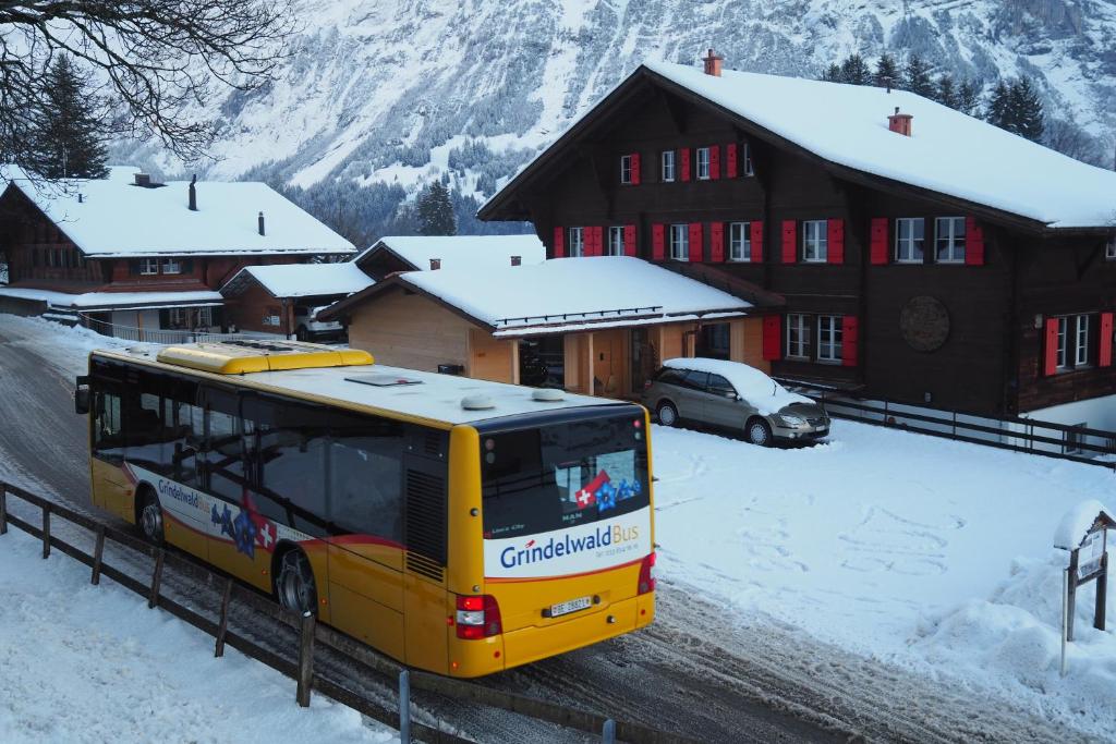 Naturfreunde Hostel Grindelwald v zimě