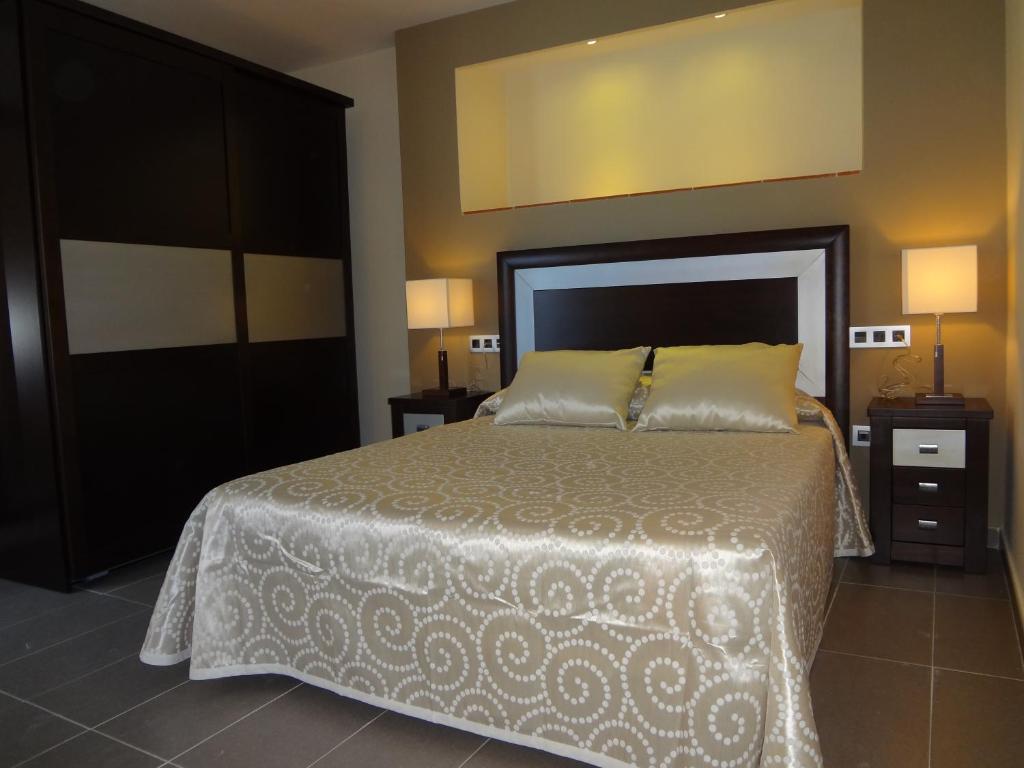 Postel nebo postele na pokoji v ubytování Hotel Rural Real de Poqueira