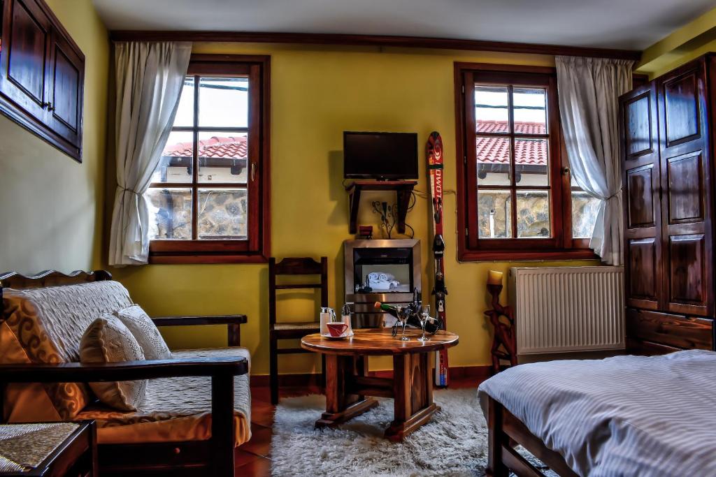 Postel nebo postele na pokoji v ubytování Dio Studios