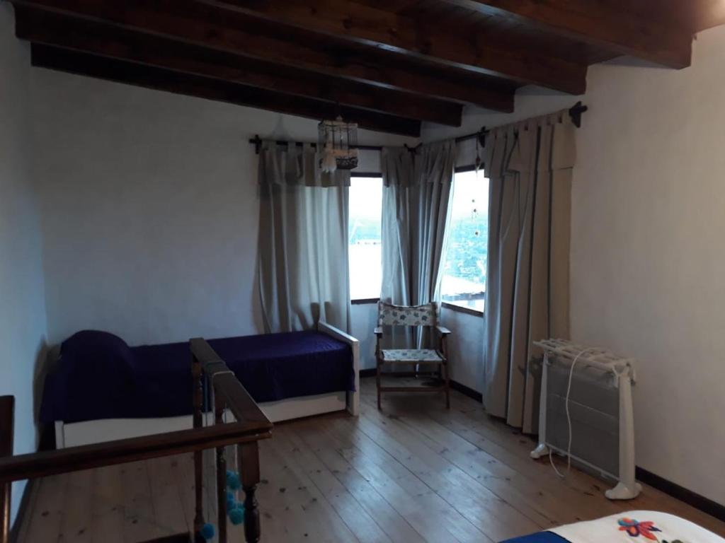 Posezení v ubytování Cabañas Loma de El Pelao