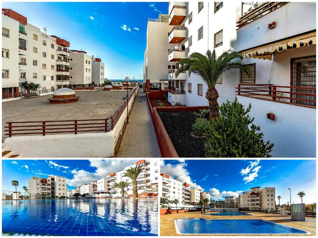 The swimming pool at or close to Apartamento Palmeras Del Sur