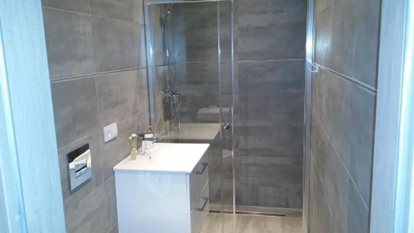 Kúpeľňa v ubytovaní Multi Apartment Łąkowa 18/13