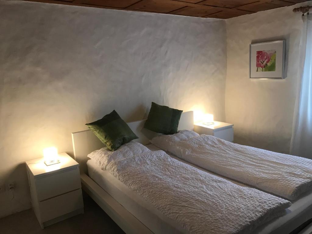 Postel nebo postele na pokoji v ubytování Guesthouse Les Mignardises