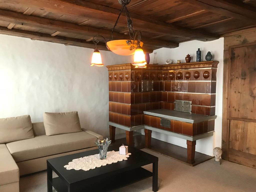 Posezení v ubytování Guesthouse Les Mignardises