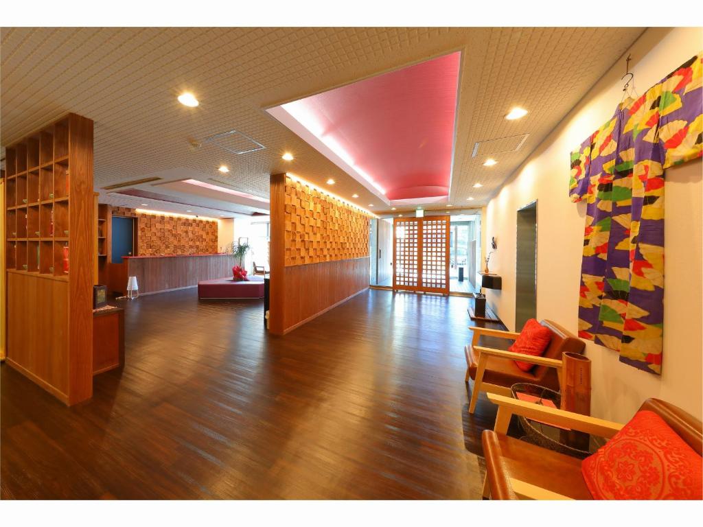 Posezení v ubytování Comfort stay Miyabi
