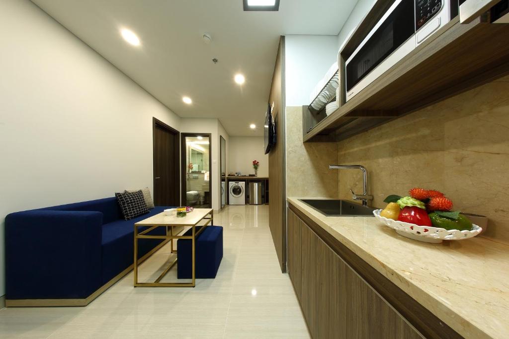 Suite có giường cỡ King với ban công