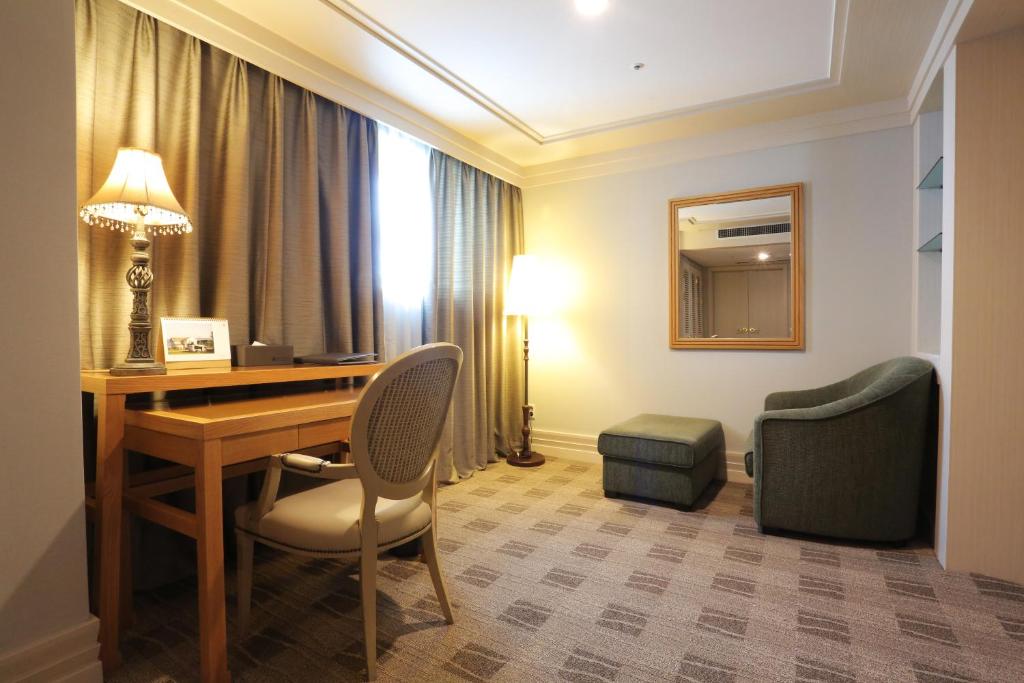 Posezení v ubytování Daegu AW Hotel