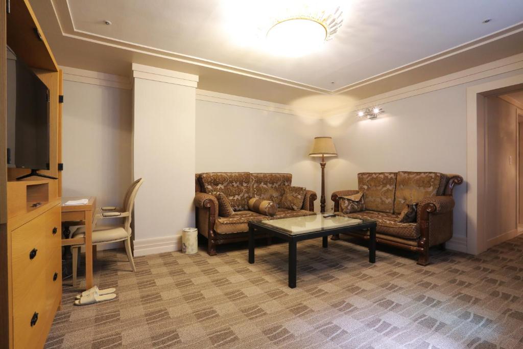 Posezení v ubytování Daegu AW Hotel