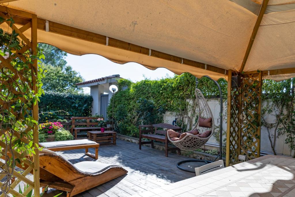 Zahrada ubytování B&B Villa Noemi