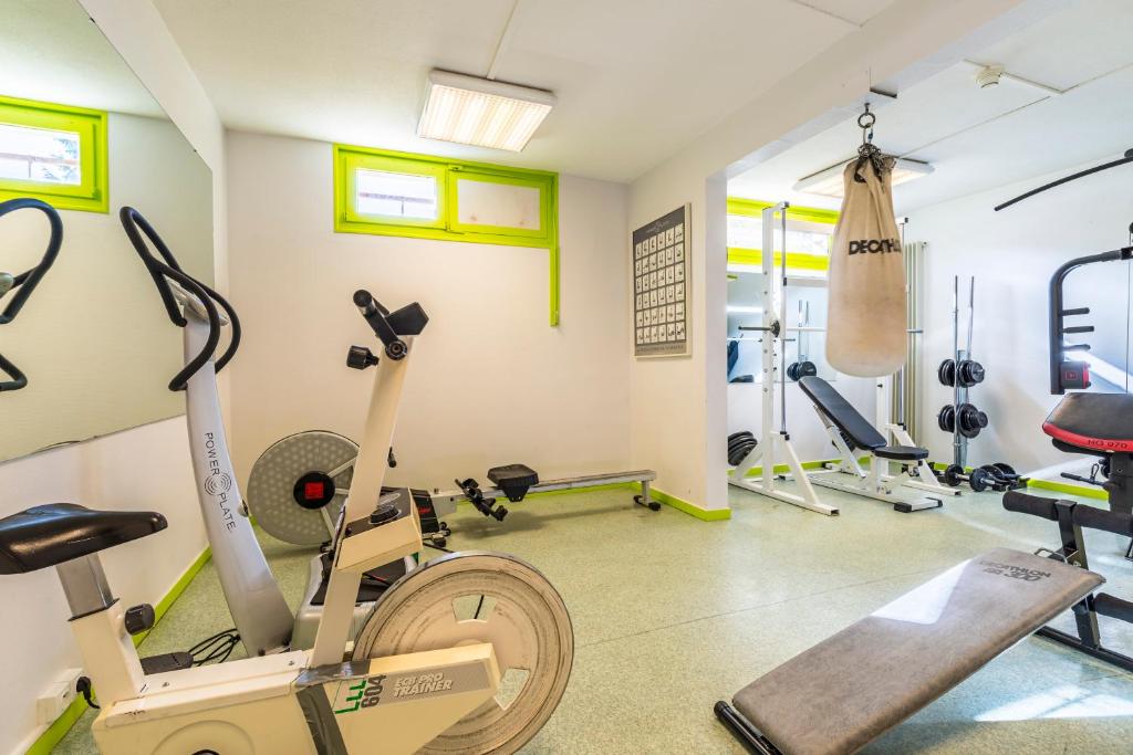 Fitness centrum a/nebo fitness zařízení v ubytování Azureva Métabief