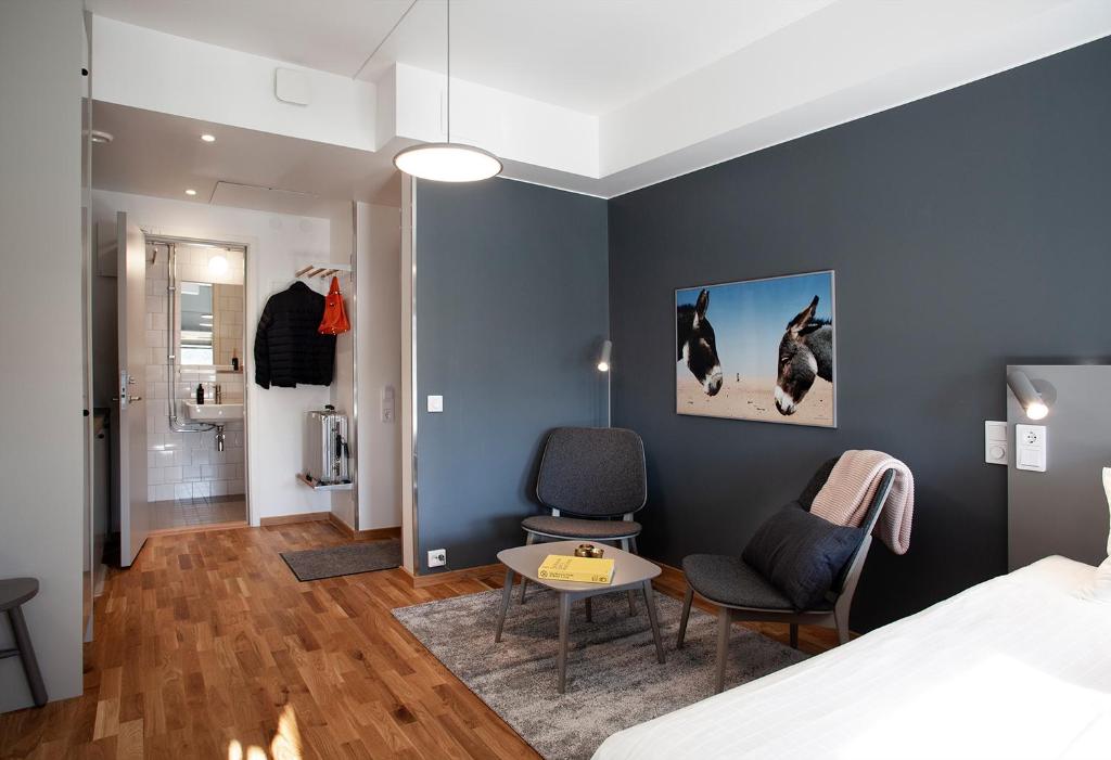 Posezení v ubytování First Hotel The Studio