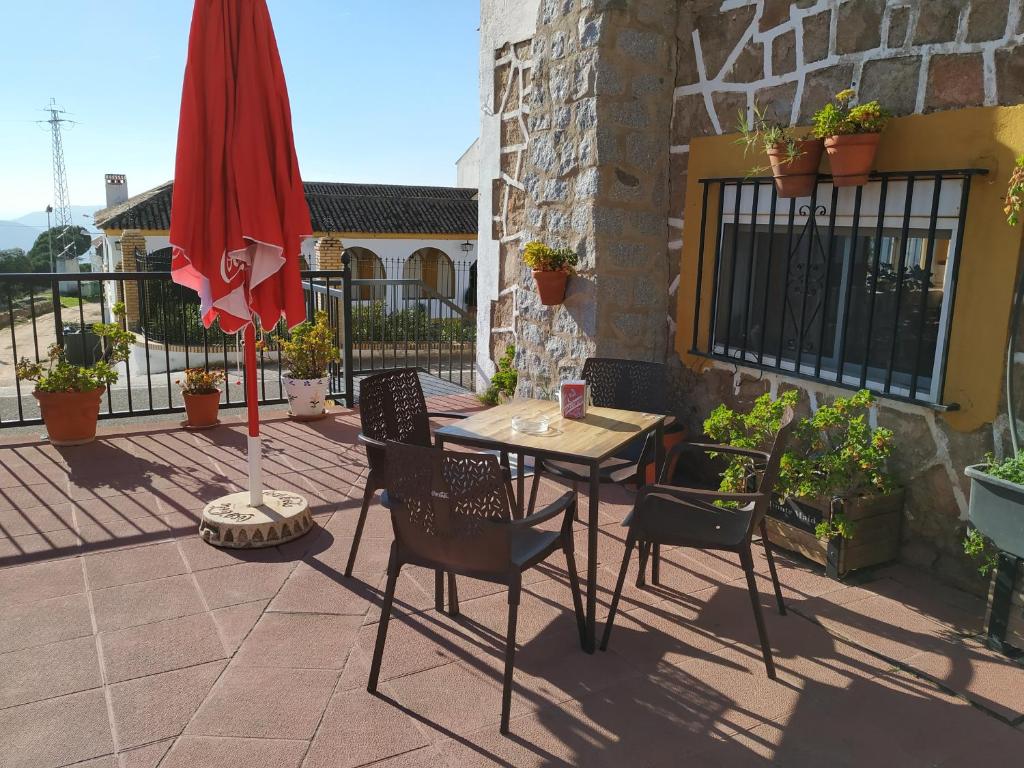 Balkon lub taras w obiekcie Hotel Sierra de Andujar