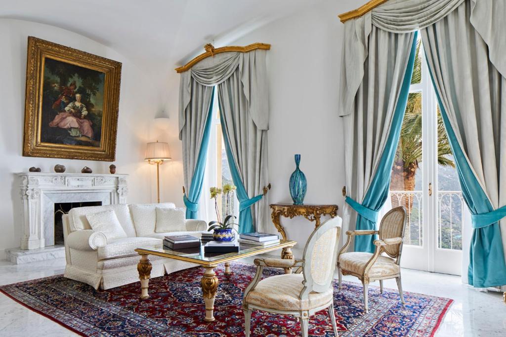 Posezení v ubytování Palazzo Avino
