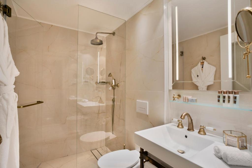 Koupelna v ubytování Hotel Jacob Samuel by Prima Hotels