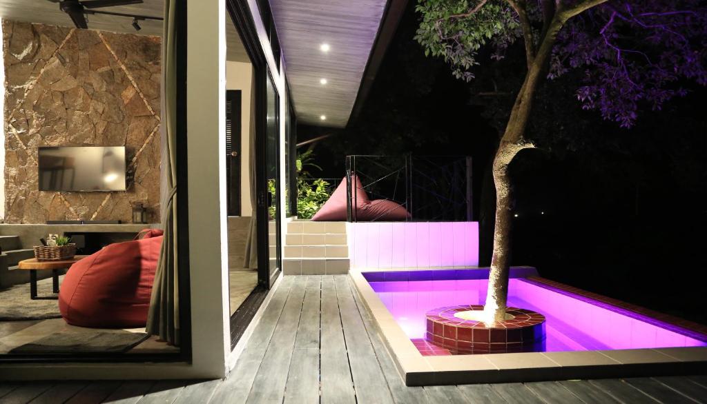 Posezení v ubytování Pahili Pool Villas Koh Tao - SHA Plus