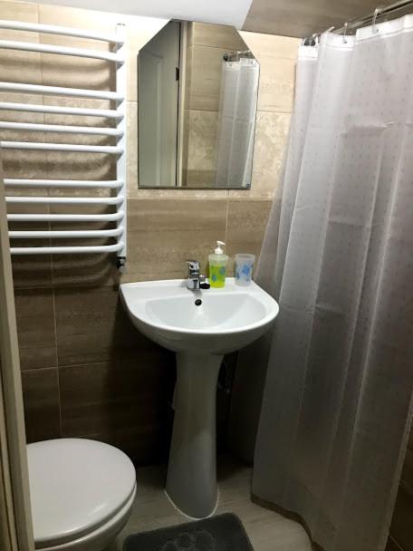 Koupelna v ubytování Fayniy Motel