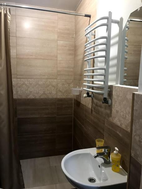 Koupelna v ubytování Fayniy Motel