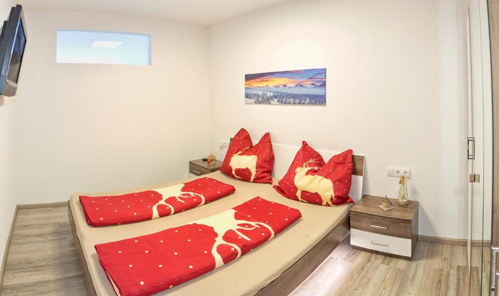 Postel nebo postele na pokoji v ubytování Ferienwohnung Colleen