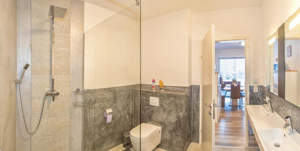 Koupelna v ubytování Ferienwohnung Colleen