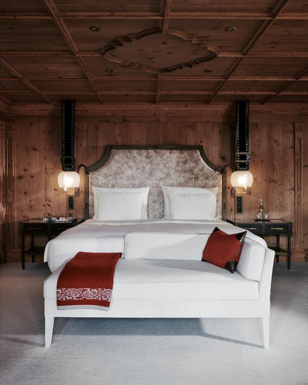 Voodi või voodid majutusasutuse The Alpina Gstaad toas